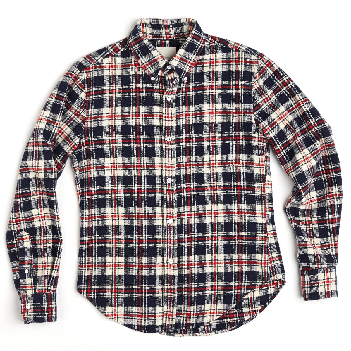 LONG SLEEVE FLANNEL BUTTON DOWN