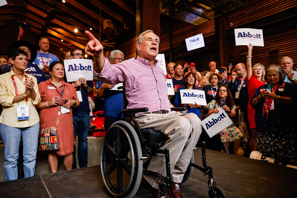 Greg Abbott Disabled